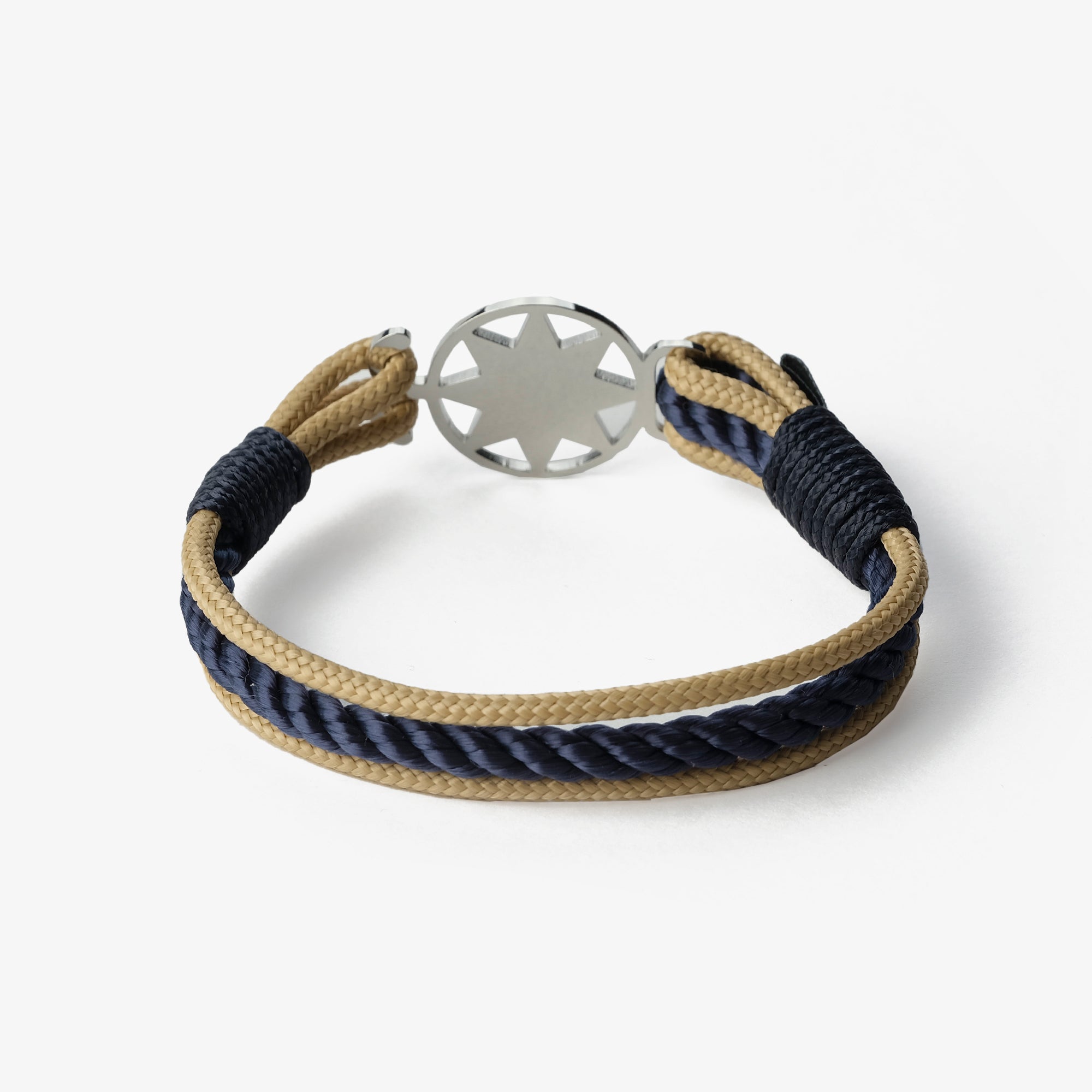 Old Skipper Maritime Elegance bratara stea nord bej