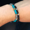 Dualstax Lava bratara barbati lava onix 6mm reglabila