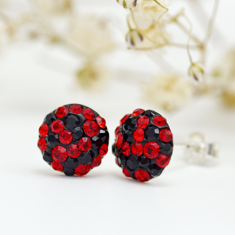 Margeluta.dincristal Chaton Ball set cercei mama-fiica argint 925