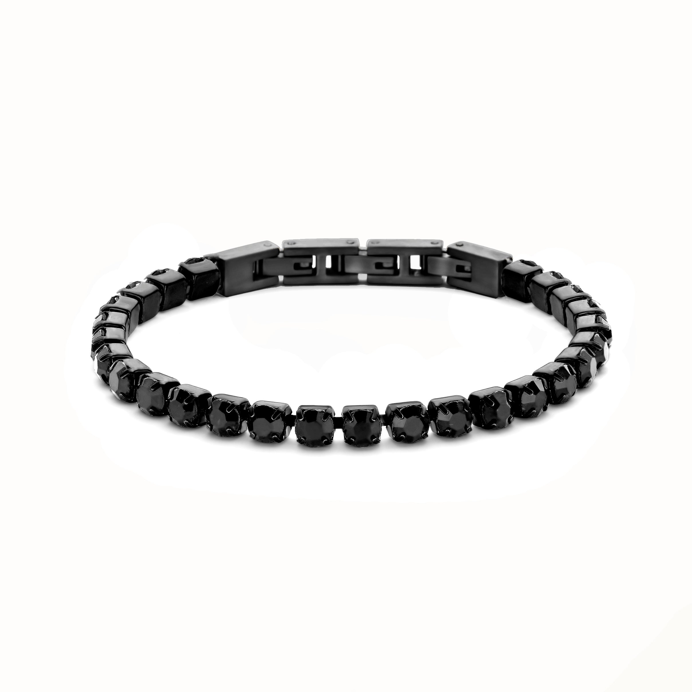 Frank 1967 bratara tennis neagra zirconia 5 mm