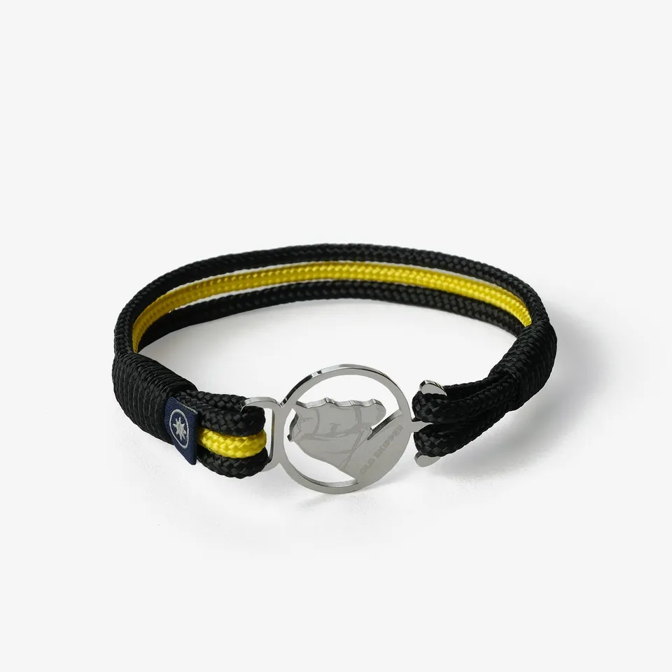 Old Skipper Yellow Blaze brățară cal negru-galben