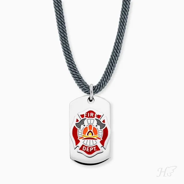 Engelsrufer Herzengel Feuerwehr colier copii otel 40-48 cm