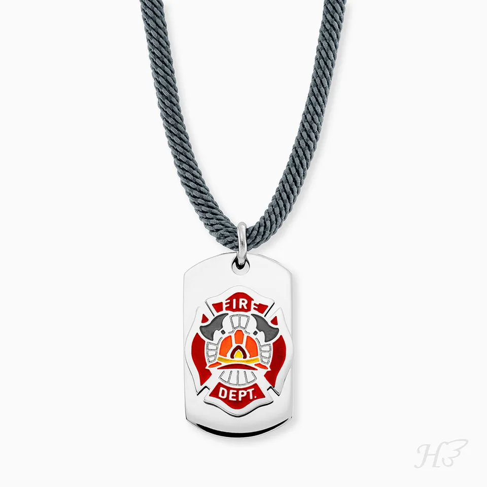 Engelsrufer Herzengel Feuerwehr colier copii otel 40-48 cm