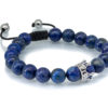 Dualstax no.9 bratara barbati lapis lazuli 8mm
