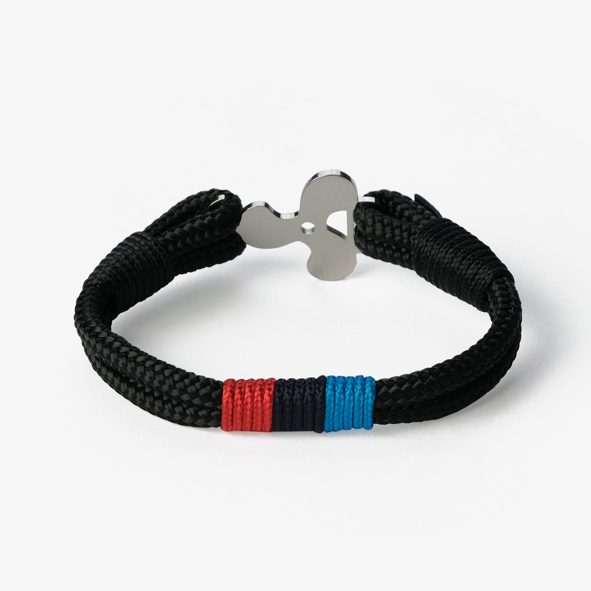 Old Skipper Midnight Marine bratara elice negru-rosu