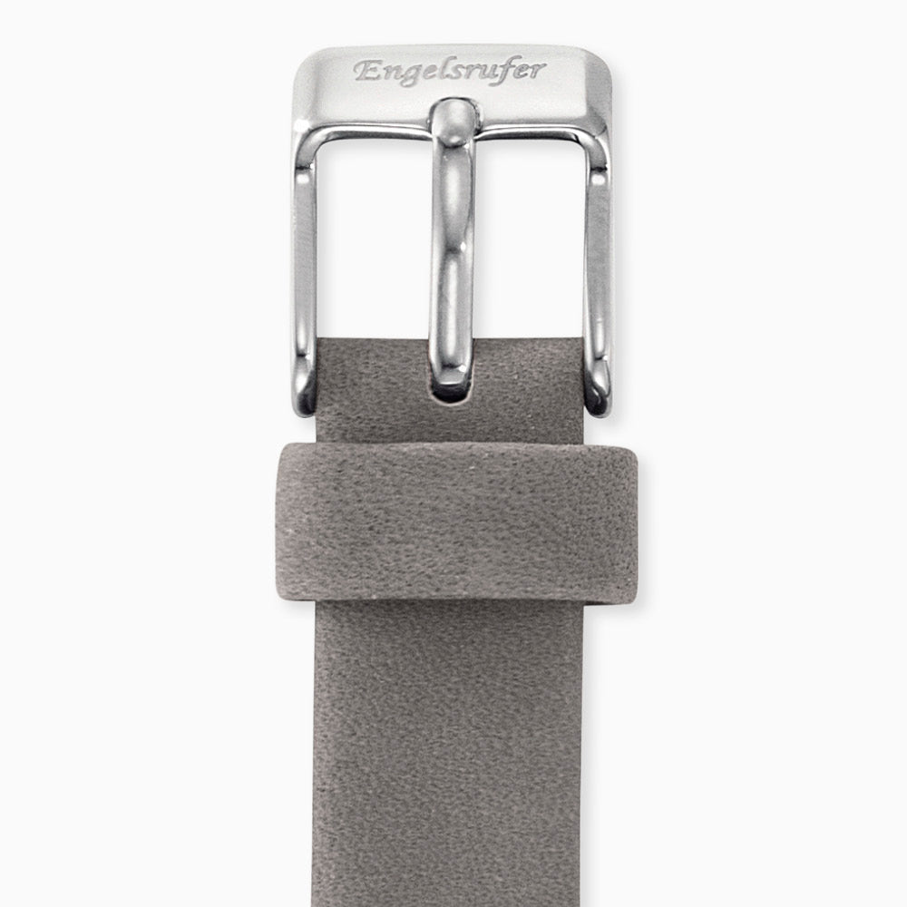 Engelsrufer curea ceas piele nubuk gri 14 mm