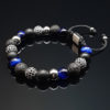 Dualstax Multicolor 2 brățară pietre 8mm reglabilă
