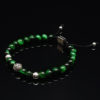 Dualstax Green bratara barbati tiger eye verde 6mm