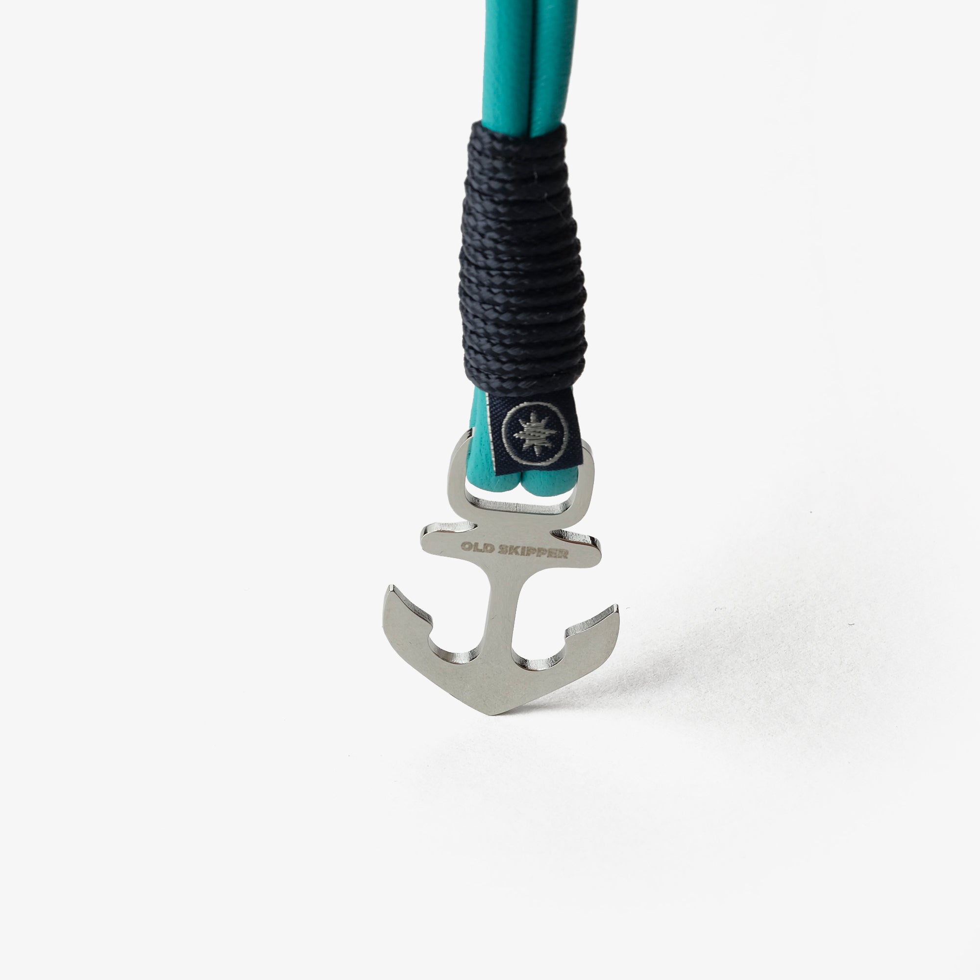 Old Skipper Turquoise Seas brățară piele nappa turcoaz 18cm