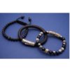 Dualstax Black Onix bratara onix mat 6mm reglabila