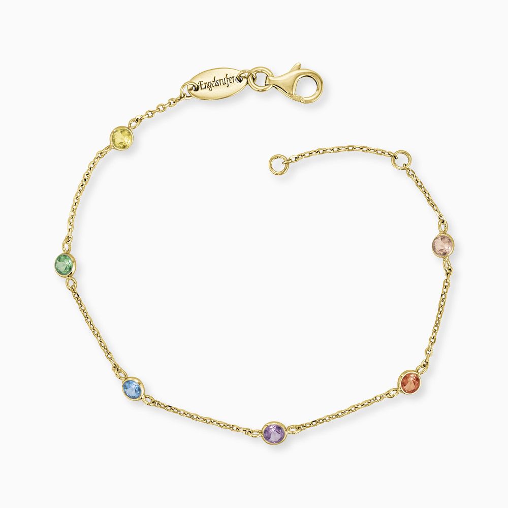 Engelsrufer Moonlight bratara argint multicolor zirconia