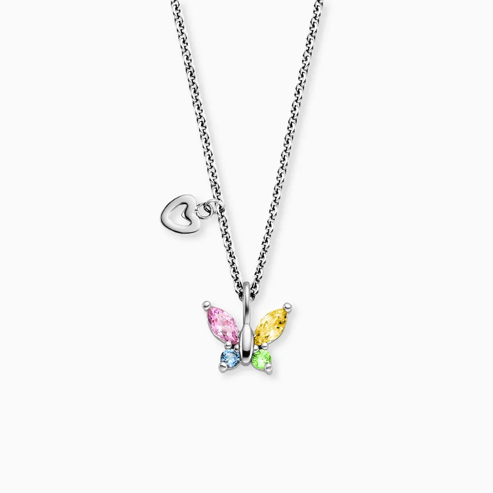 Engelsrufer Herzengel Fluture colier copii multicolor zirconia