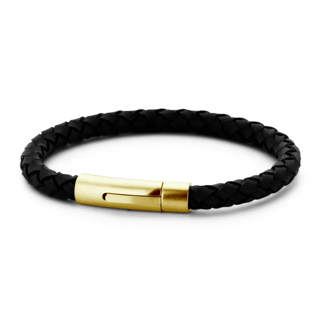 Frank 1967 Classic bratara piele neagra 6 mm