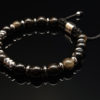 dualstax Onix 8mm brățară obsidian reglabilă