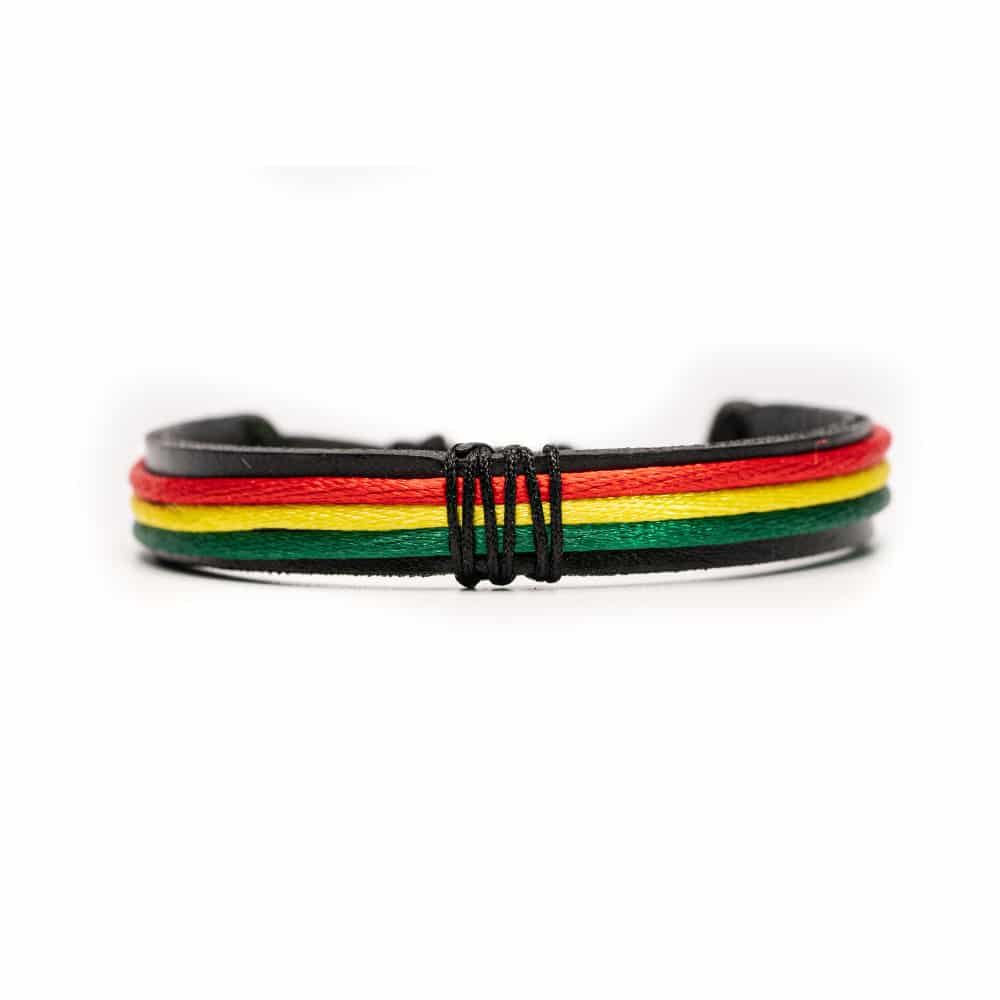 CrisFeather Simple Bob bratara piele rasta unisex