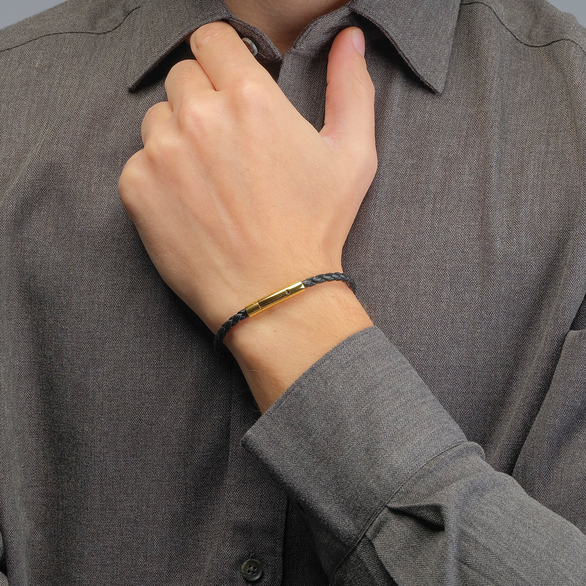 Old Skipper NPRBLB-815 bratara beige Tube Gold