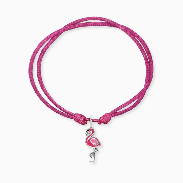 Engelsrufer Herzengel Flamingo brățară copii roz email