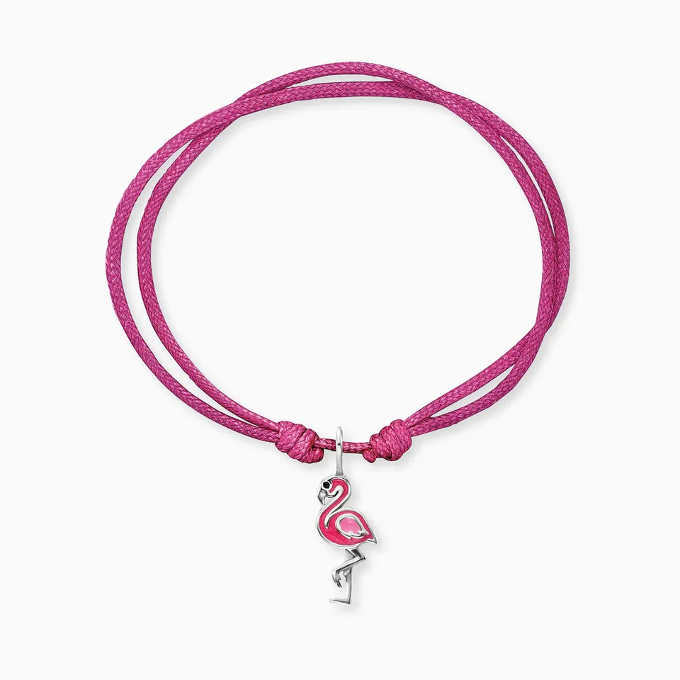 Engelsrufer Herzengel Flamingo brățară copii roz email