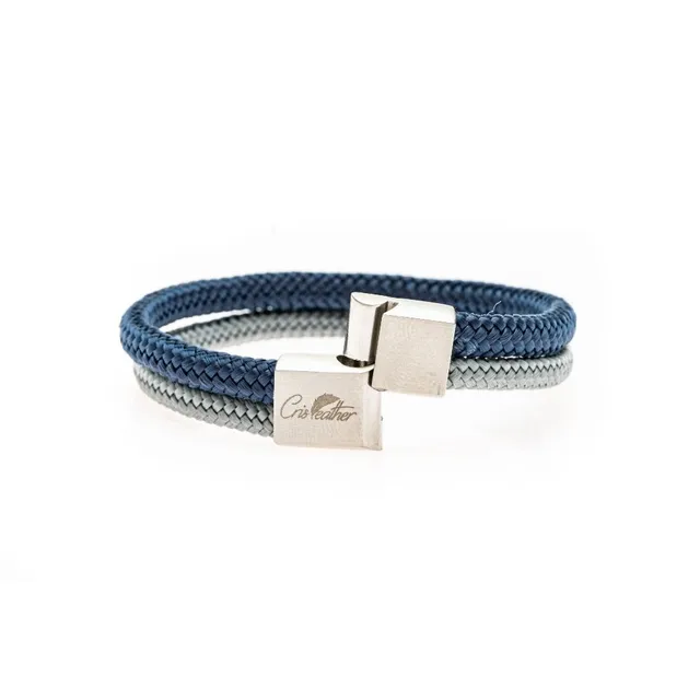 CrisFeather PowerSilver brățară magnetică gri