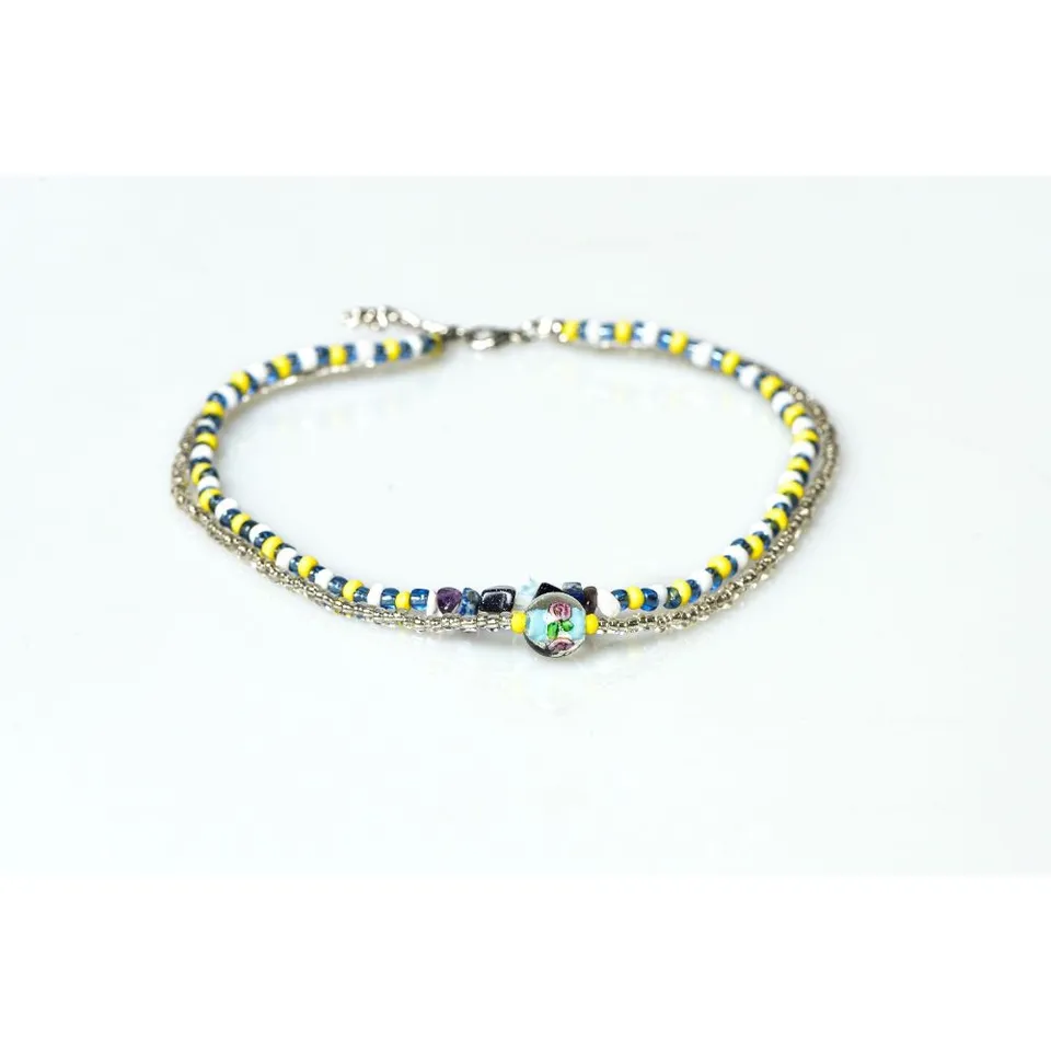 CrisFeather Zyana choker cristale semipretioase multicolor