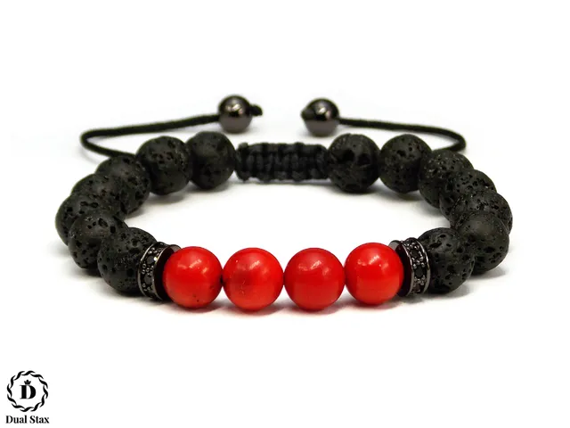 dualstax no.11 brățară unisex onix coroană