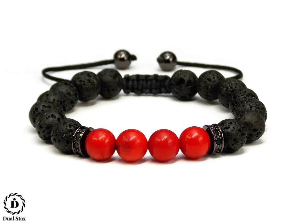 dualstax no.11 brățară unisex onix coroană