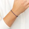 dualstax Lapis 3mm bratara dama argint aurit