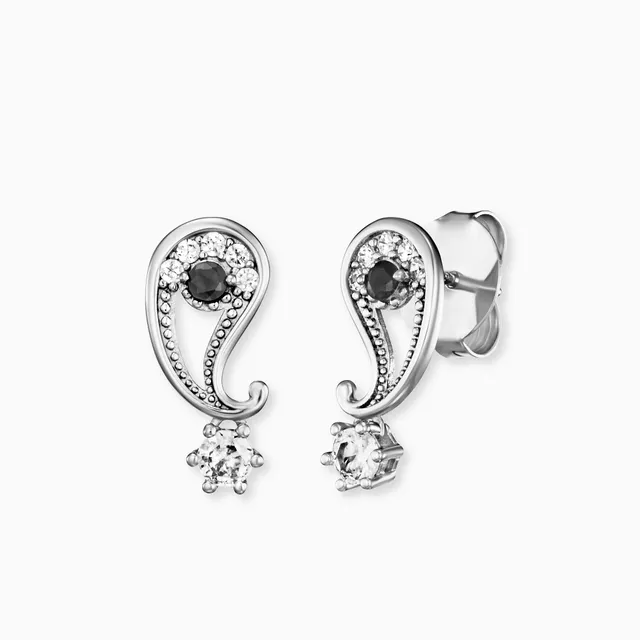 Engelsrufer Cercei Argint Yin Yang cu Zirconia