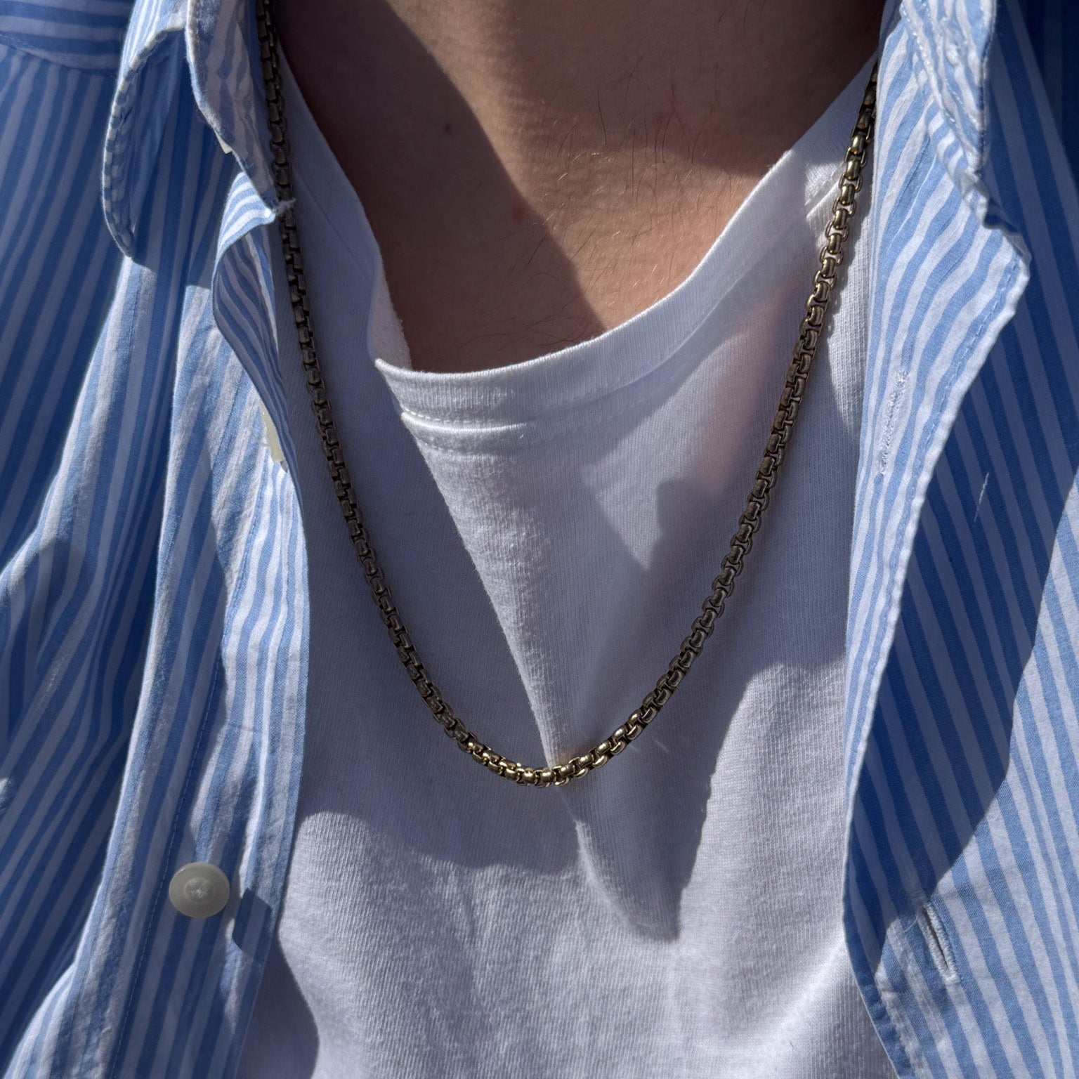 Frank 1967 Box Chain lănțișor oțel geometric