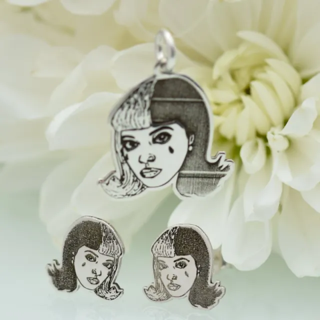 Margeluta.dincristal Melanie Martinez set bijuterii argint 925