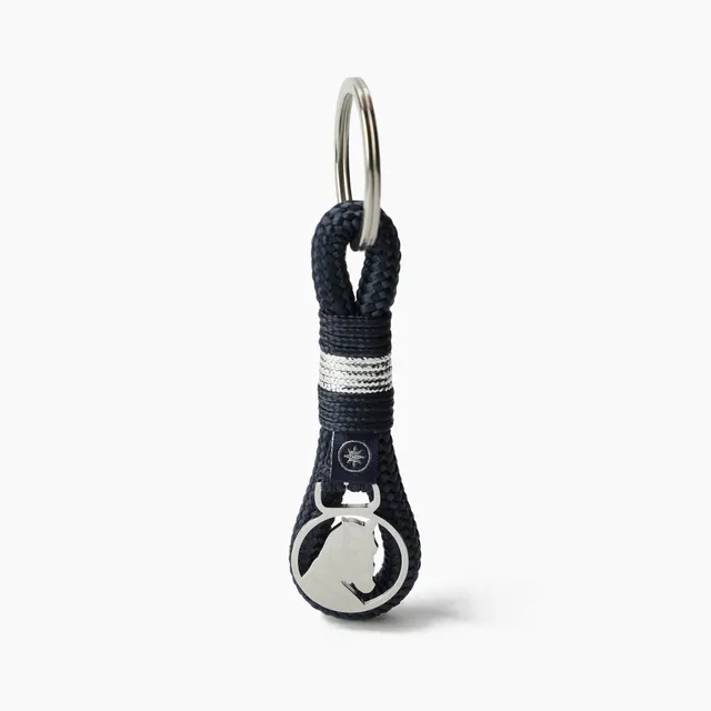 Breloc Old Skipper Night Silver Horse bleumarin-argintiu
