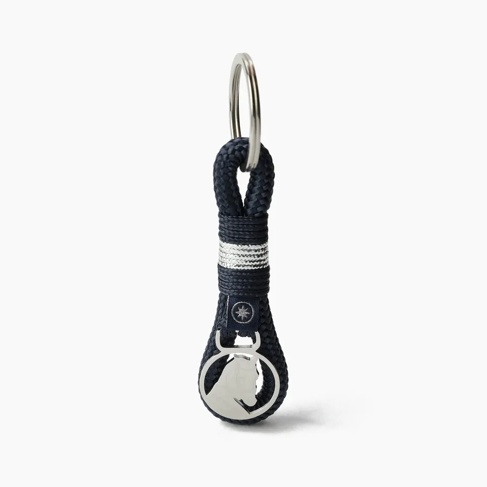 Breloc Old Skipper Night Silver Horse bleumarin-argintiu