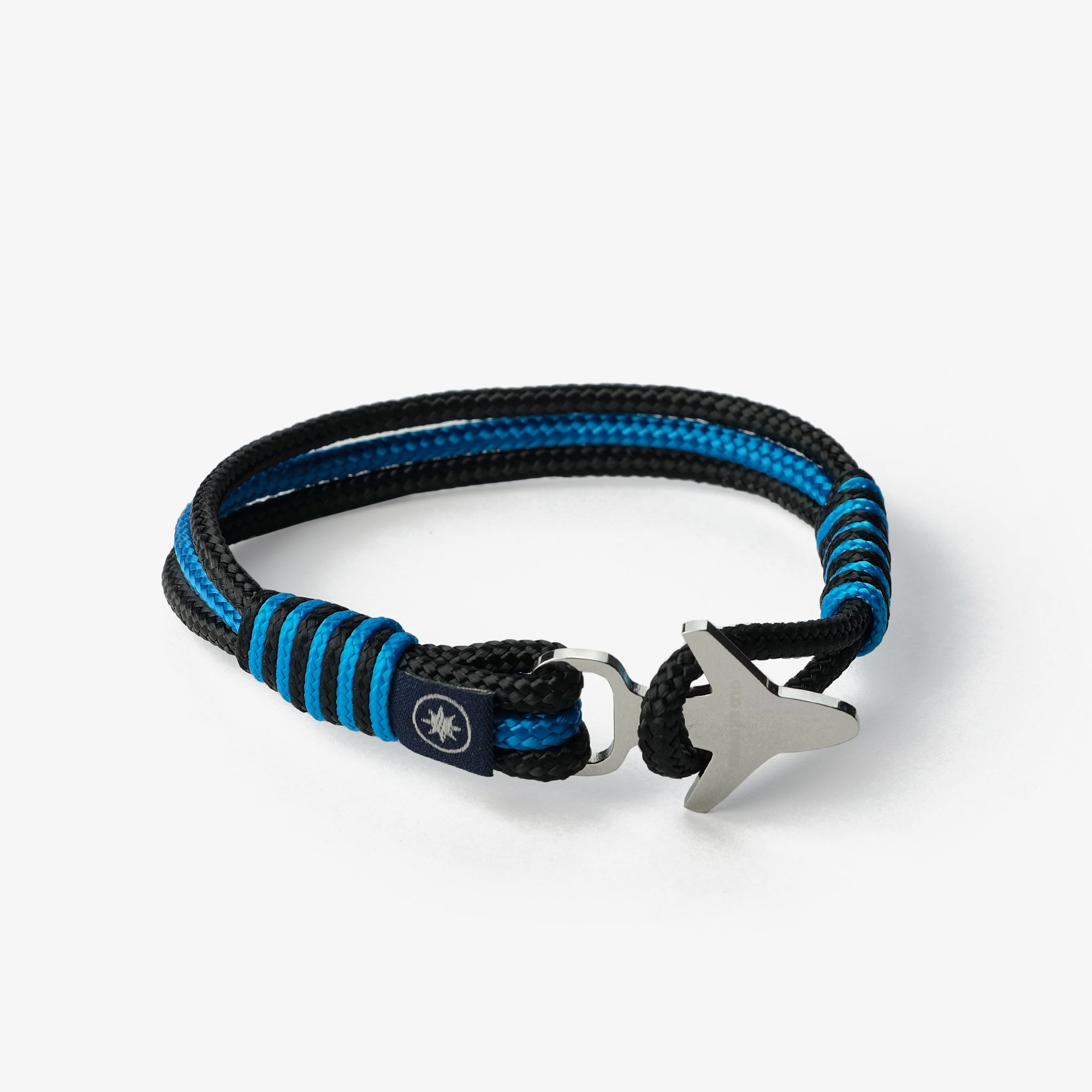 Old Skipper Azure Marine brățară Elice negru-albastru