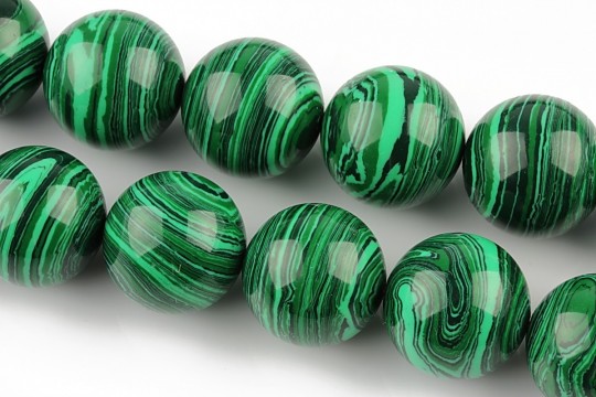 DualStax Malachit Natural bratara verde 6 mm
