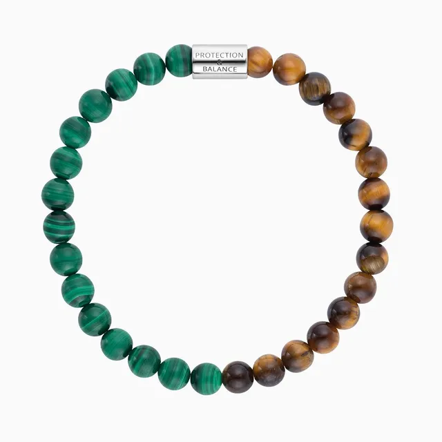 Engelsrufer Power Stone bratara argint malachit
