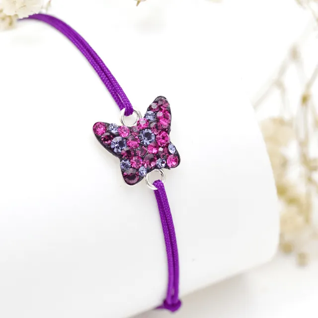 Margeluta.dincristal My Butterfly bratara fluture argint 925