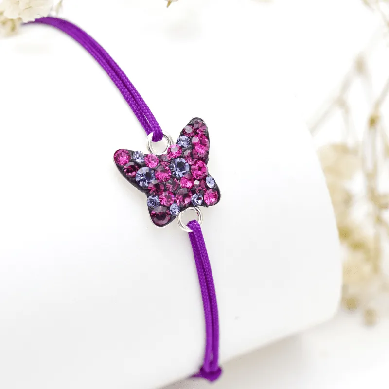 Margeluta.dincristal My Butterfly bratara fluture argint 925