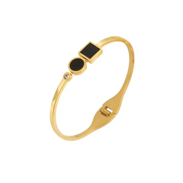 Rafini Golden Geometry bratara placata aur 18K