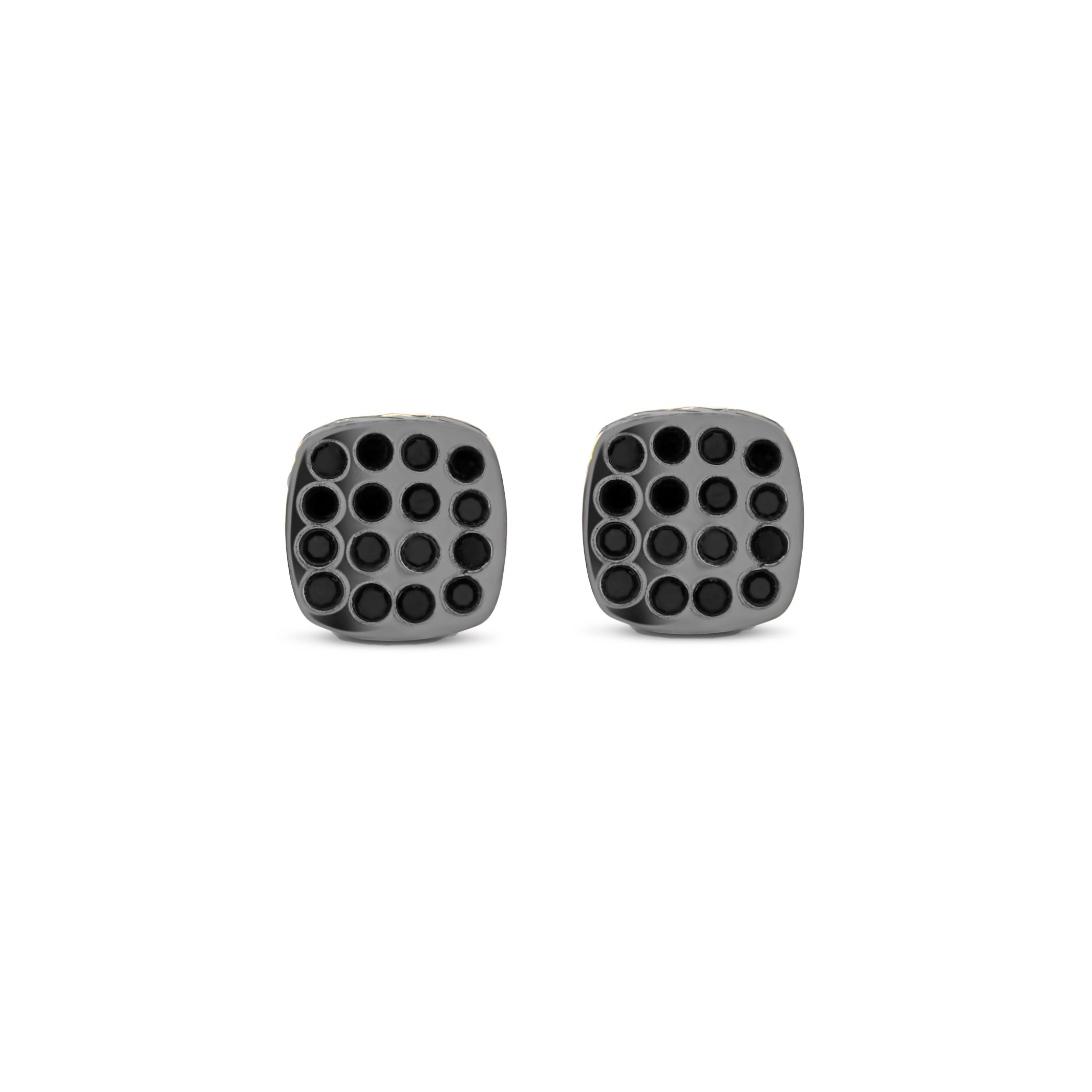 Frank 1967 Black Zirconia cercei negri oțel