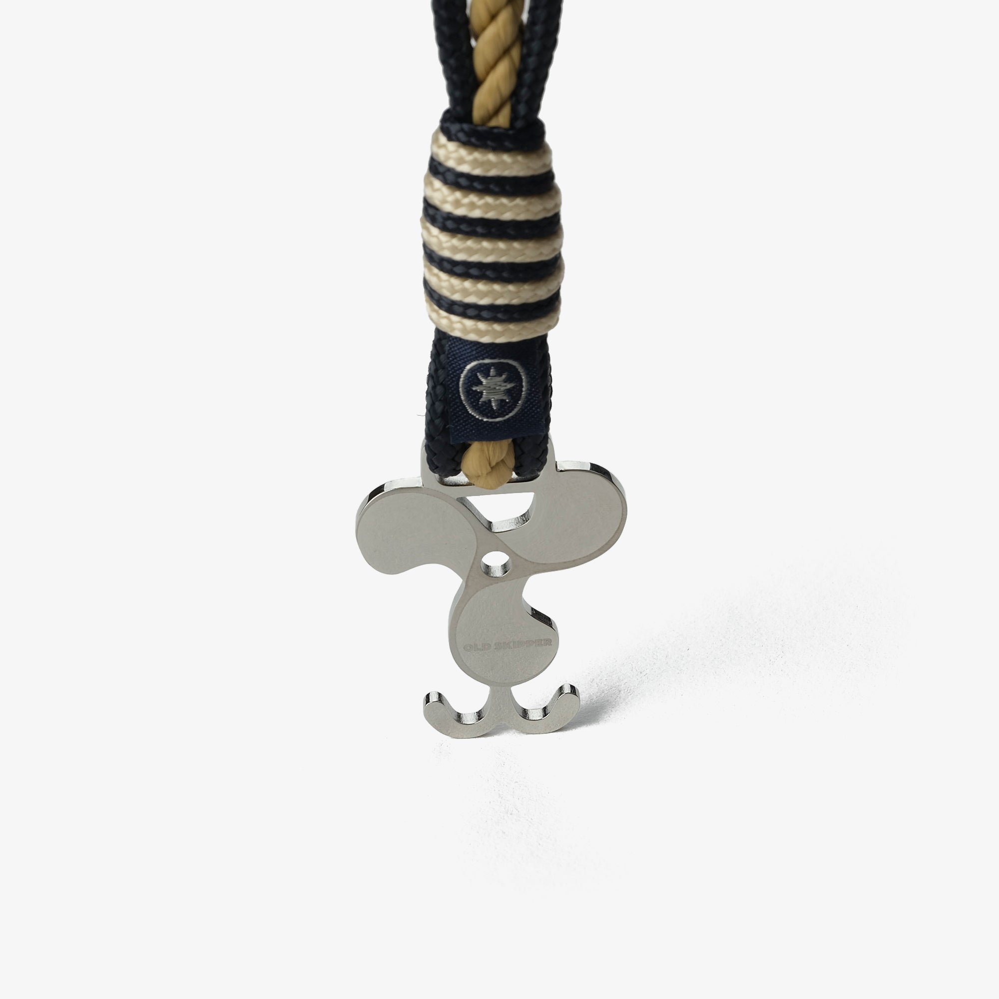 Old Skipper Sailor bratara sfoara nautica bleumarin-bej elice