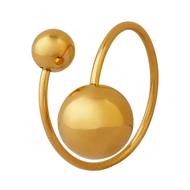 Rafini Orbit Ring inel auriu reglabil