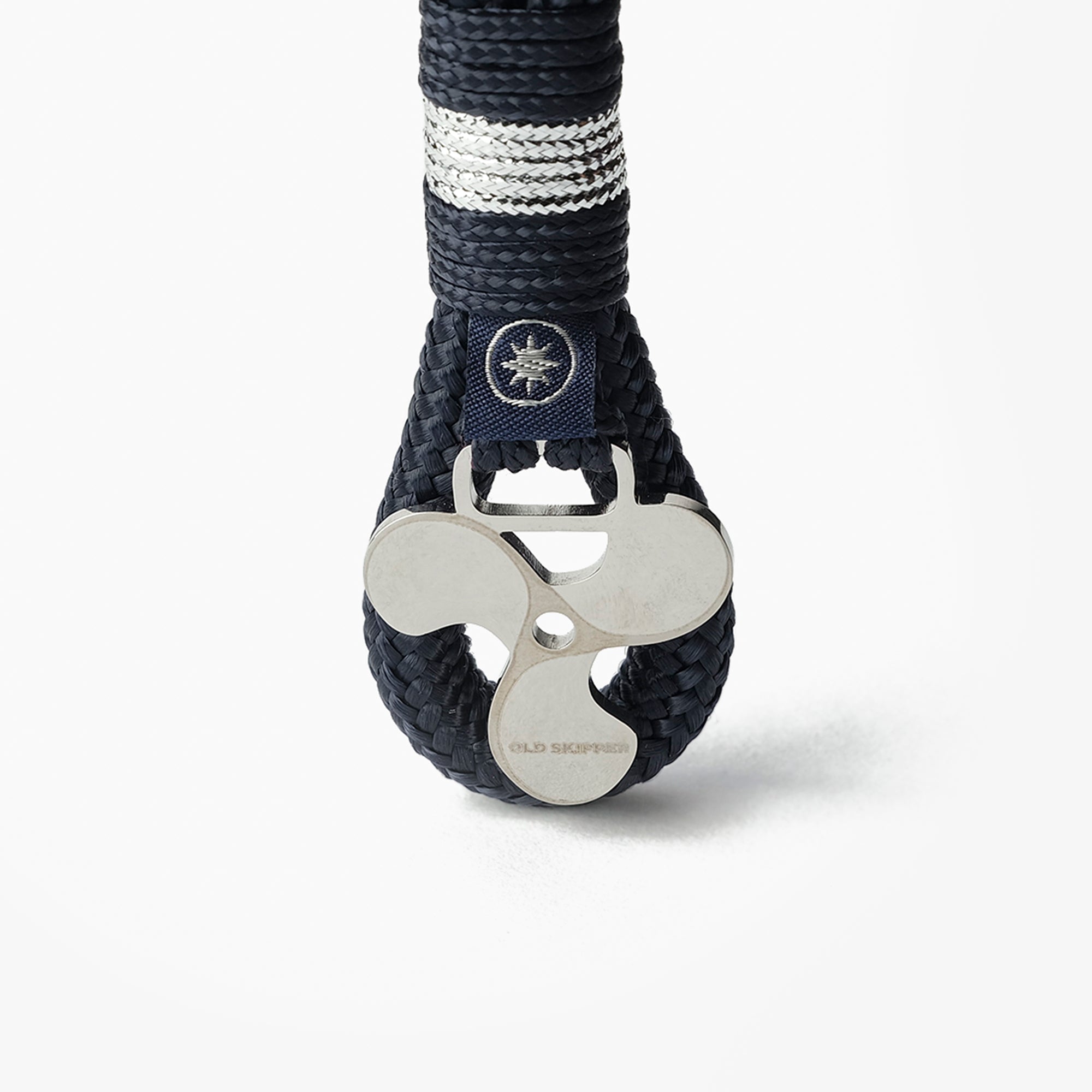 Breloc Old Skipper Night Silver Horse bleumarin-argintiu