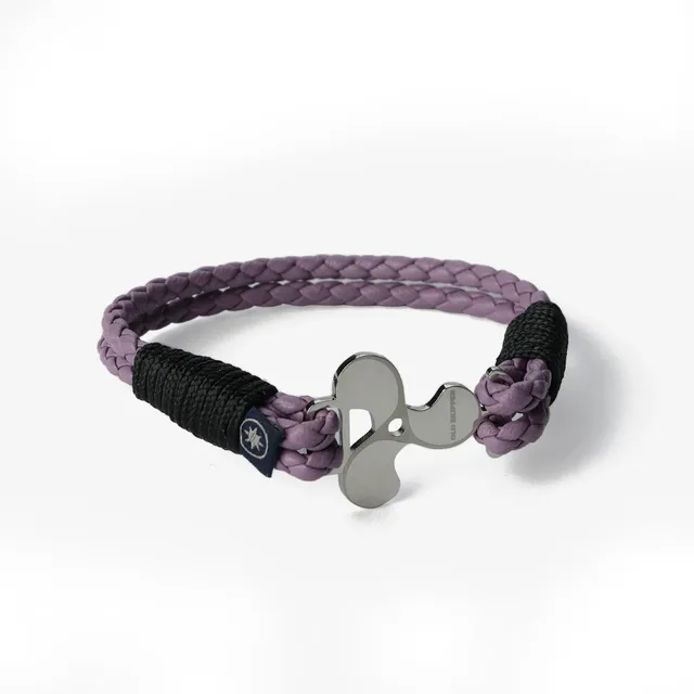Old Skipper Lavender Twilight brățară piele elice lila
