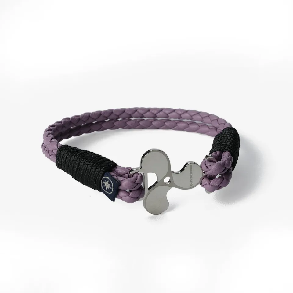 Old Skipper Lavender Twilight brățară piele elice lila