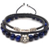 Dualstax Blue Lion set bratari barbati ochi tigru