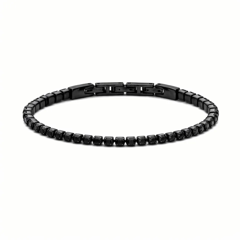 Frank 1967 bratara tennis neagra zirconia 5 mm