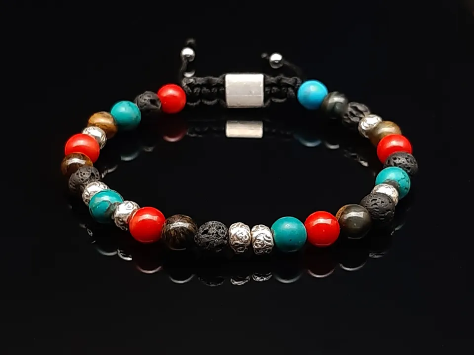 Dualstax Tropicana bratara multicolor reglabila