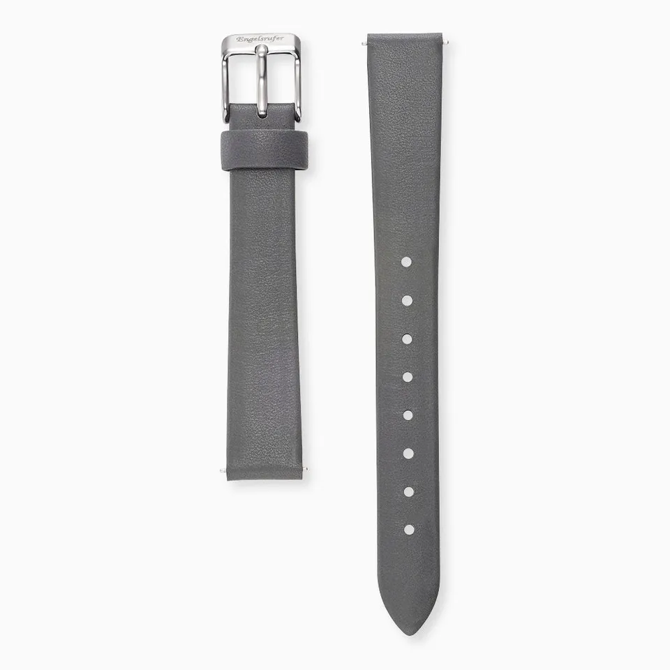 Engelsrufer Nubuk curea ceas piele gri închis 14 mm