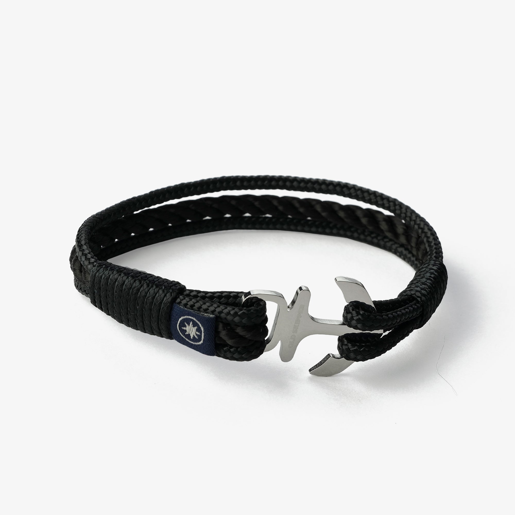 Old Skipper Midnight Onyx bratara snur avion negru