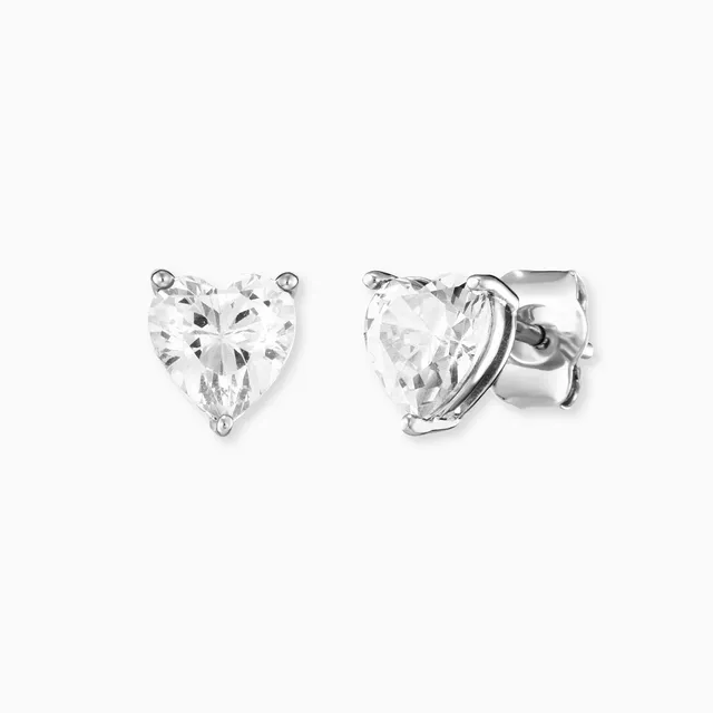 Engelsrufer Shiny Herz cercei argint cu zirconia